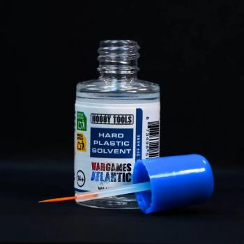 Image of Hard Plastic Solvent--30mL bottle with precision brush applicator #52108