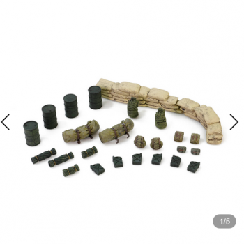 Image of U.S. Army Infantry Set, WWII Diorama Accessories Series--TWELVE AVAILABLE. #52110