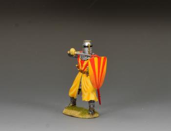 Fighting Crusader Priest with Sword & Shield--single figure #52117