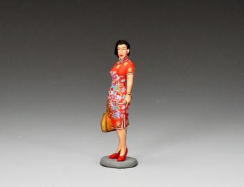 The Young Hong Kong Lady in the Cheongsam--single standing figure #52124