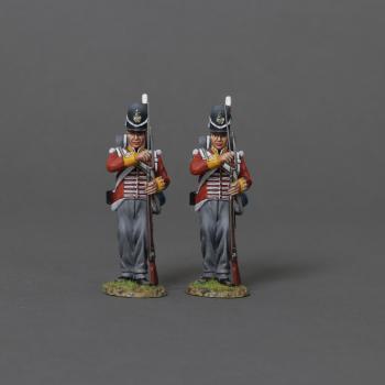 "Reload #3"--Private and Corporal using their ramrods, 28th (North Gloucestershire) Regiment of Foot, Napoleonic Wars, 28th (North Gloucestershire) Regiment of Foot, Napoleonic Wars--two standing figures #52168