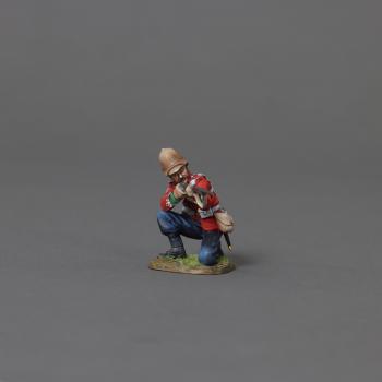 Image of Private Kneeling Firing, 24th Regiment of Foot, Anglo-Zulu Wars--single kneeling figure #52172