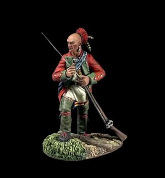 British 43rd Regiment of Foot 2nd Rank Standing Firing, 1780, AWI--single figure #52209