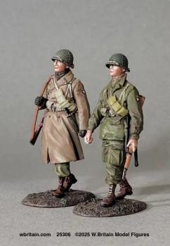 "Are We There Yet?", 101st Airborne Marching, 1944-45--two marching figures #52214