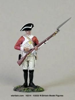 Image of British 43rd Regiment of Foot, Priming Pan on Musket, 1780--single figure #52284