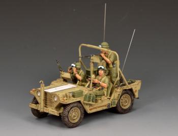 The I.D.F. M151 'Shmira'--Jeep and three I.D.F. paratrooper figures #52316