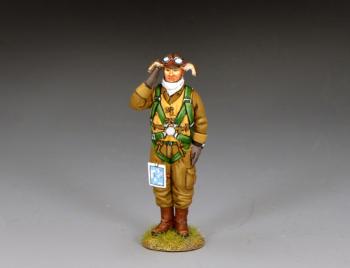 Saluting Kamikaze Pilot--single saluting IJN pilot figure #52320