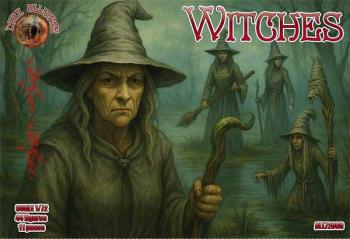 Image of 1/72 Witches--44 figures in 11 poses #52325