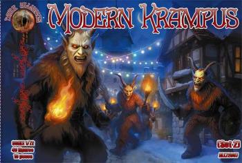 Image of 1/72 Modern Krampus. Set 2--40 figures in 10 poses #52324
