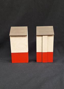 Roman Walls Set--two walls (15cm (W) x 7mm (D) x 3mm (H) each) #52329