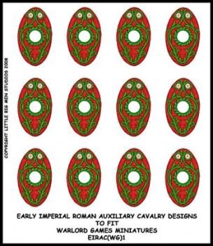 Early Imperial Roman Cavalry Shield Designs to fit Warlord Games miniatures 1--Special Order:  Takes 2 to 3 weeks #52475