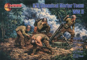 U.S. Chemical Mortar Team, WWII--32 figures in 8 poses--FOUR IN STOCK. #52099