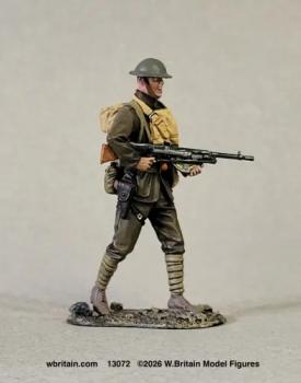 U.S. Marine Advancing with Chauchat, Belleau Wood, 1918--single figure #52582