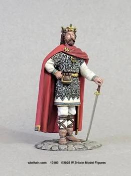 Emperor Charlemagne, 800 C.E.--single figure leaning on sword #52585