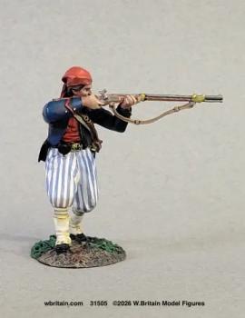 Louisiana Tigers, Advancing Firing, 1861-62--single advancing ACW figure #52586