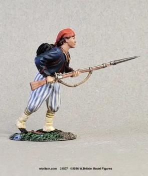 Louisiana Tigers, Advancing, 1861-62--single ACW figure advancing with bayonet #52588