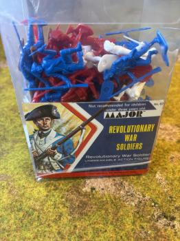 AWI British, French and Continental Armies - 1776 Infantry (81 pcs - Red, White & Blue) #52590