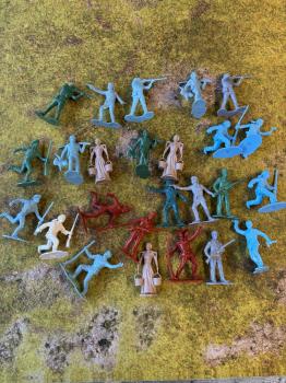 Pioneers & Boonesboro in Action--25 in 5+ Poses, Color Varies/Assortment varies--RETIRED--LAST TEN!! #52591