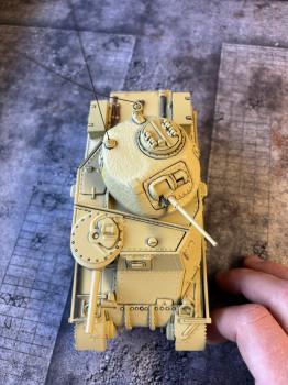 Unboxed British Grant Tank - North Africa (Tan, no weathering) - ONE AVAILABLE!  #52592