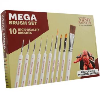 Mega Brush Set--10 high-quality synthetic brushes #52646
