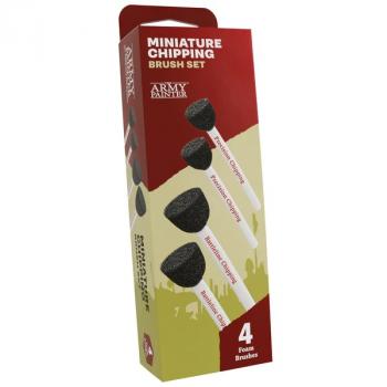 Miniature Chipping Brush Set--four foam brushes #52652