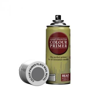 Colour Primer Spray:  Plate Mail Metal #52675