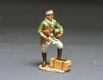 Image of WWII French Infantry General's AIDE-DE-CAMPS Standing--single figure--RETIRED. #10874