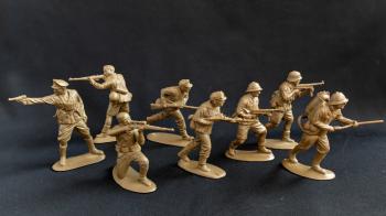 German Africa Corps, WWII--15 figures in 7 poses- PRE-ORDERS! #52683