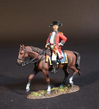 Francis Clerke, Aide-de-Camp to General Burgoyne, The Battle of Saratoga, 1777, British Mounted Officers, The American War of Independence 1775-1783--single mounted figure #52701