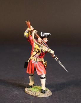 Line Infantry Defending, Dejean's Regiment of Foot, Cumberland's Army, The Battle of Culloden, 16th April 1745, The Jacobite Rebellion, 1745--single figure thrusting bayonet downward #52702