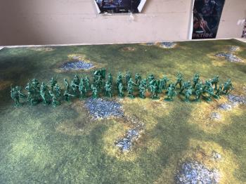 ACCURATE Miniatures - American Civil War Soldiers green  - 49 PCS #52720