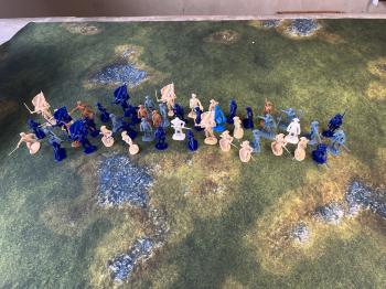 ACCURATE Miniatures - American Revolution British Soldiers Mixed Colors  - 50 PCS #52721
