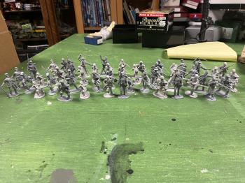 ACCURATE Miniatures - American Civil War Confederate Soldiers Grey - 46 PCS 2 Avaliable  #52724