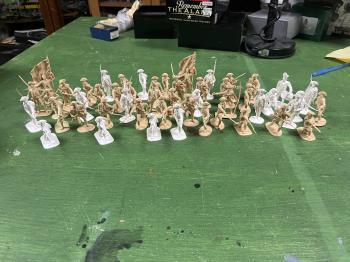 ACCURATE Miniatures - American Revolution British Soldiers Light Colors- 50 PCS  2 Avaliable  #52726