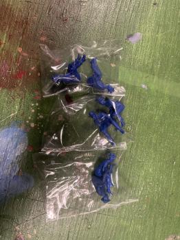 Reissue Marx 1990s - Wagon Driver No Whip Color Blue lot #52732