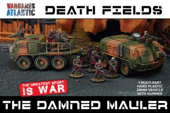 28mm The Damned Mauler--one multi-part hard plastic vehicle with gunner figure #52738