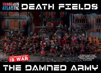 28mm The Damned Army Box--52 multi-part hard plastic figures, heavy weapons, & artillery #52739