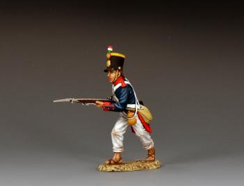 Santa Anna's Soldier Running Forward, Rembember the Alamo--single Mexican infantryman figure #52762