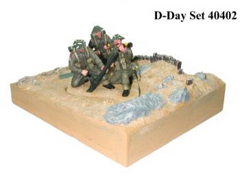 British Mortar Crew--three figures on Scenic Base--RETIRED--LAST ONE!! British Mortar Crew--three figures on Scenic Base--RETIRED--LAST ONE!! #10907