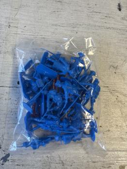 ACCURATE Miniatures - American Revolution Milita Soldiers Color Blue - 20 PCS 1 Avaliable   #52774