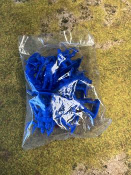 ACCURATE Miniatures - American Civil War Confederate Soldiers Color Blue - 20 PCS 2 Avaliable   #52782