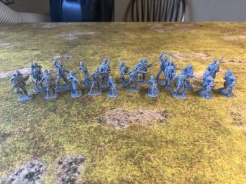 ACCURATE Miniatures - American Civil War Confederate Soldiers Color Grey - 20 PCS 7 Avaliable   #52786