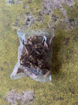 ACCURATE Miniatures - American Civil War Confederate soldiers Color Brown - 20 PCS 1 Avaliable   #52791