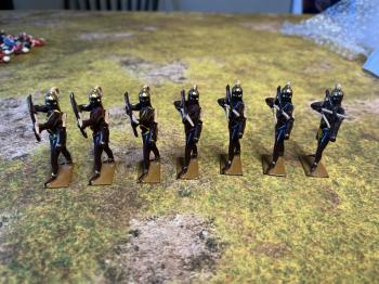 Old Britains Togoland Warriors With Bows and Arrows made in the 1950's --LAST ONE!! #52795