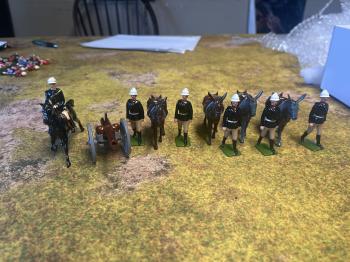 Old Britains Mountain Gun Of The Royal Artillery 12 pcs -- LAST ONE!! #52799