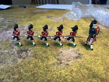 Old Britains Blackwatch Highlanders 6pcs -- LAST ONE!! #52800