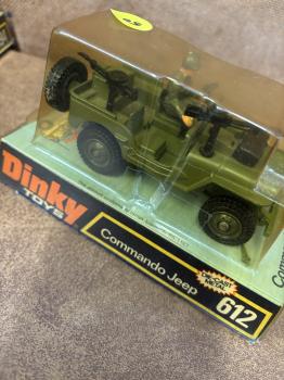 Dinky Toys - British/American Commando Jeep--Original Box--MIB--RETIRED. ONE AVAILABLE! #52802