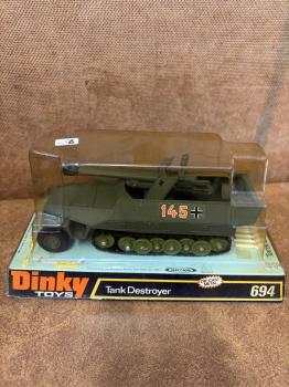 Dinky Toys - German Hanomag w/PAK 40 gun--Original Box--MIB--RETIRED. ONE AVAILABLE!  #52804