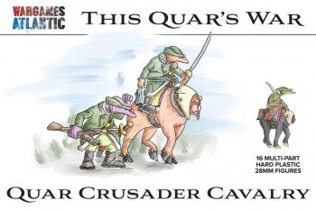 28mm Quar Crusader Cavalry, This Quar's War--sixteen multi-part hard plastic figures #52810