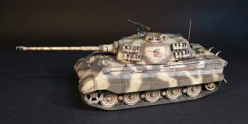 German King Tiger #311,  Commanded by Tiger Ace Heinz Mausberg Schwere Panzerabteilung 505, East Prussia, Fall 1944, German Armor, WWII #52817